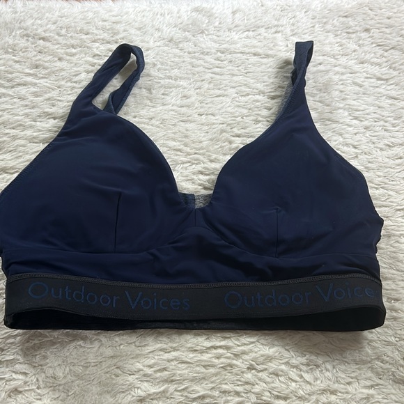 Outdoor Voices Plunge Sports Bra,  sz S - Picture 2 of 4